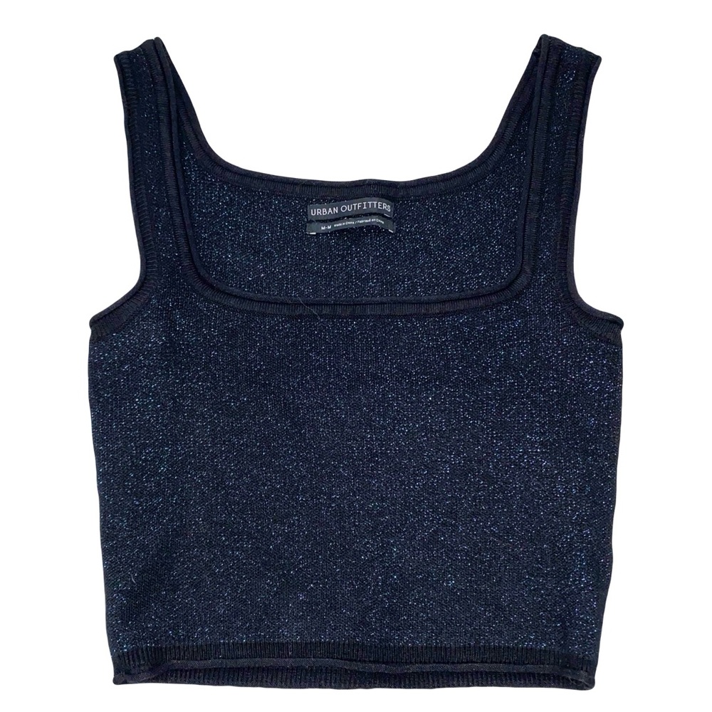 Navy glitter cami from urban outfitters